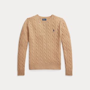 Polo Ralph Lauren naisten neulepusero, JULIANNA LS PULLOVER Kameli