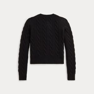 Polo Ralph Lauren naisten neuletakki, SWEATER-CARDIGAN Musta