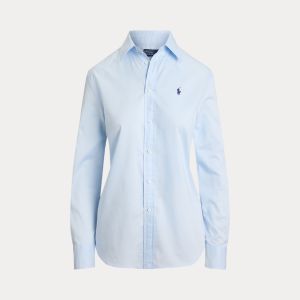 Polo Ralph Lauren naisten paitapusero, WOVEN-SPORT SHIRT-SHIRT Vaaleansininen