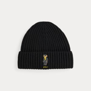 Polo Ralph Lauren naisten pipo, SPORT BR BN-HAT Musta