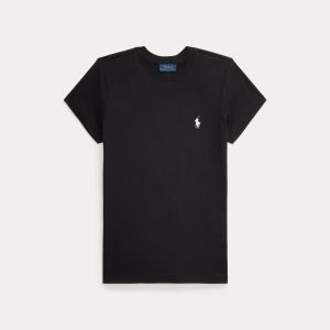 Polo Ralph Lauren naisten t-paita, NEW RLTPP-SHORT SLEEVE-T-SHIRT Musta
