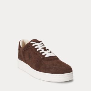 Polo Ralph Lauren tennarit, MASTERS CRT-SNEAKERS-LOW TOP LACE Kaakaonruskea