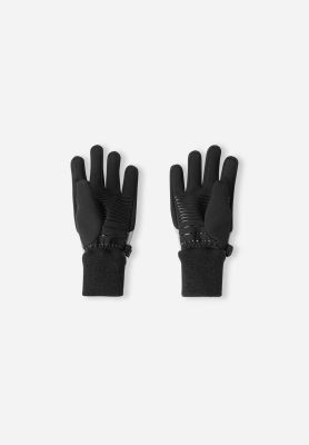 Reimatec lasten softshell hanskat, Heippa Tummanharmaa