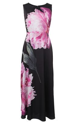 S.T.I naisten mekko, GABINNE DRESS 140CM Musta Kuosi