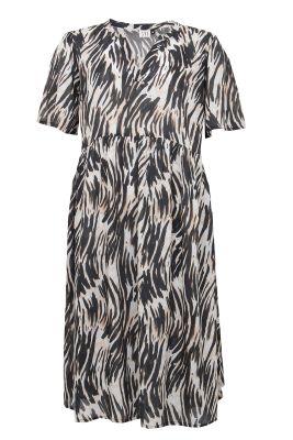 S.T.I naisten mekko, INARI DRESS Musta Kuosi