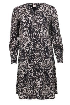 S.T.I naisten mekko, KENLA DRESS 98CM Musta Kuosi