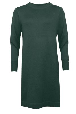 S.T.I naisten mekko, OHANNA KNIT DRESS 92CM Tummanvihreä