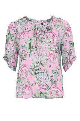 S.T.I Naisten Pusero KADY BLOUSE 64CM Vaaleanpunainen Kuosi