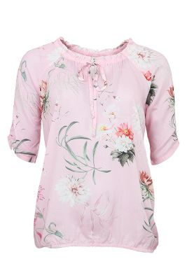 S.T.I Naisten Pusero KADY BLOUSE 64CM Vaaleanpunainen Kuosi