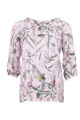 S.T.I naisten pusero, KALLIE BLOUSE 66CM Vaaleanpunainen Kuosi