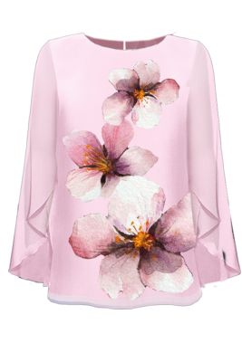 S.T.I naisten pusero, KARLY BLOUSE Vaaleanpunainen