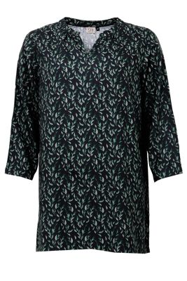 S.T.I Naisten Tunika KATHINNA TUNIC 74CM Musta Kuosi