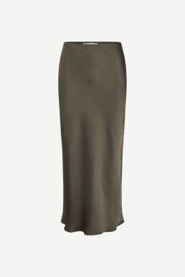 Samsoe and Samsoe naisten hame, SAAGNETA LONG SKIRT 12956 Armeijanvihreä