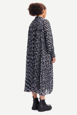 Samsoe and Samsoe Naisten Mekko DOROTHE DRESS AOP 14018 Sininen Kuosi