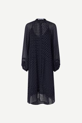 Samsoe and Samsoe Naisten Mekko, Elma shirt dress aop 9695 Sininen Kuosi