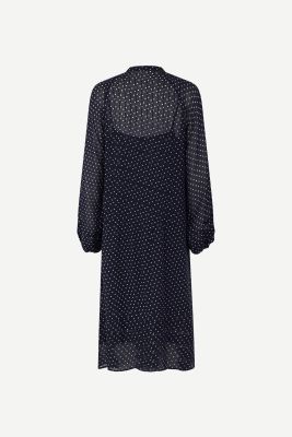 Samsoe and Samsoe Naisten Mekko, Elma shirt dress aop 9695 Sininen Kuosi