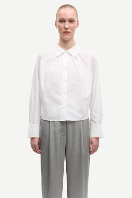 Samsoe and Samsoe naisten paitapusero, SAKYA SHIRT 15756 Valkoinen