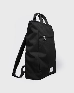 Sandqvist reppu, GROUND 2-WAY BAG Musta