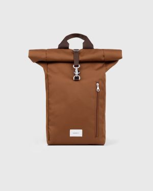 Sandqvist Reppu, GROUND Rolltop Backpack L Konjakinruskea