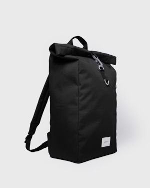 Sandqvist reppu, GROUND ROLLTOP BACKPACK L Musta