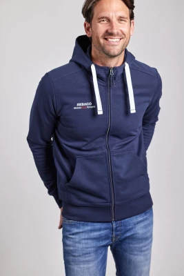 Sebago miesten huppari, AUTHENTIC LOGO HOODIE Tummansininen