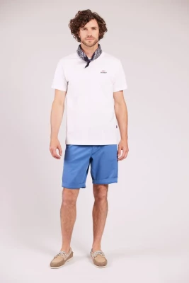 Sebago miesten shortsit, BELTED BERMUDA SHORTS Vaaleansininen
