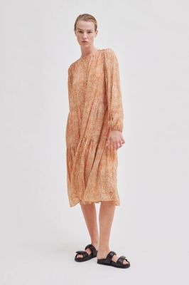 Second Female mekko, MORA DRESS (2nd hand) Oranssi Kuosi