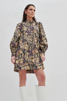 Second Female Naisten Mekko Botany Tunic Dress (2nd hand) Monivärinen Kuosi