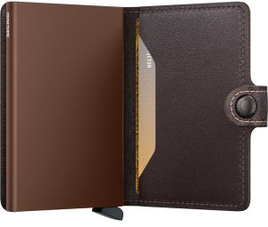 SECRID korttikotelo, MINIWALLET ORIGINAL CHOCOLATE Tummanruskea