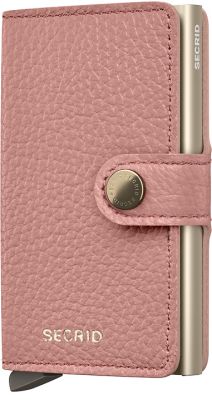 SECRID korttikotelo, MINIWALLET PEBBLE ROSE Vaaleanpunainen