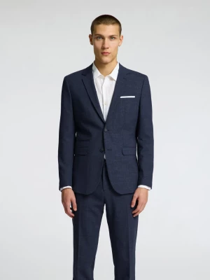 Selected bleiseri, OASIS LINEN Dark Navy