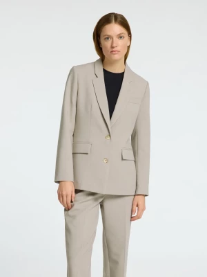 Selected Femme Naisten Bleiseri, AD-SLFRITA LS CLASSIC BLAZER MEL NOOS Island Fossil Melange