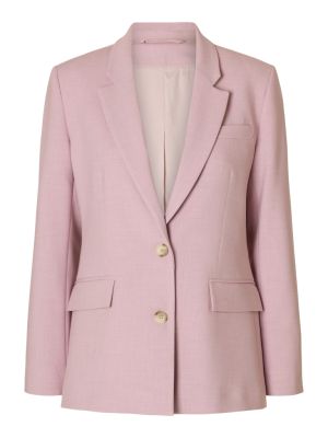 Selected Femme Naisten Bleiseri, AD-SLFRITA LS CLASSIC BLAZER MEL NOOS Vaaleanpunainen