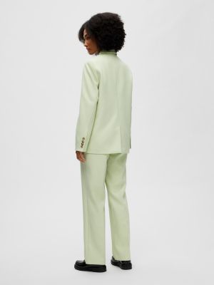 Selected Femme, Naisten Bleiseri, SLFDOAH ASYMMETRIC BLAZER Mintunvihreä