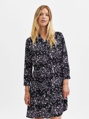 Selected Femme, Naisten Mekko, Damina Dot Mekko (2nd hand) Kuosi Lila