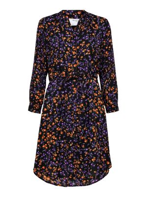 Selected Femme, Naisten Mekko, Damina Dot Mekko Oranssi Kuosi