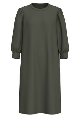 Selected Femme naisten mekko, SLFTENNY SWEAT DRESS Tummanvihreä
