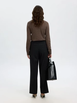 Selected Femme Naisten Neulepaita, Slfthea LS Knit Merino O-Neck Noos Delicioso