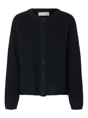 Selected Femme naisten neuletakki, SLFLULU NEW LS KNIT CARDIGAN  Tummansininen
