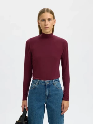 Selected Femme Naisten Paita, SLFMANJA LS HIGH NECK NOOS Fig