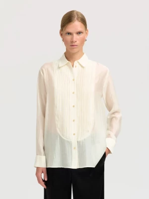 Selected Femme naisten paitapusero, SLFIRIS RELAXED LS SHIRT B Angora