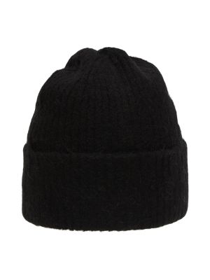 Selected Femme Naisten Pipo, SLFMALINE KNIT BEANIE NOOS Musta
