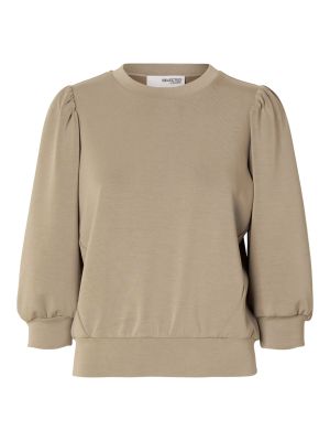 Selected Femme Naisten Pusero, SLFTENNY 3/4 SWEAT TOP NOOS Kitti