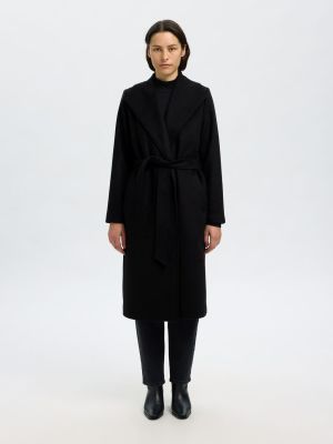 Selected Femme naisten takki, SLFROSA LANO COAT  Musta