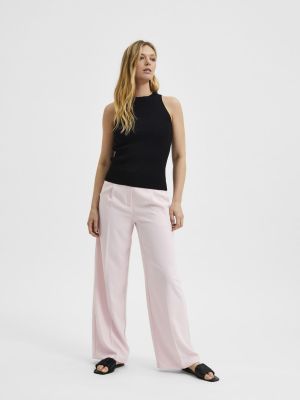 Selected Femme Naisten Toppi, SLFOLINA SL KNIT TOP Musta