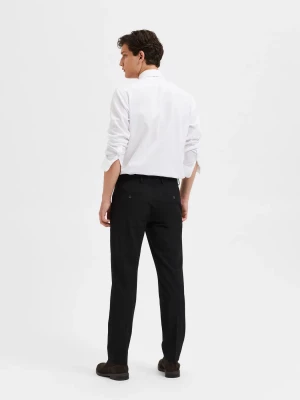 Selected Homme Miesten Housut, LIAM TRS FLEX NOS Black