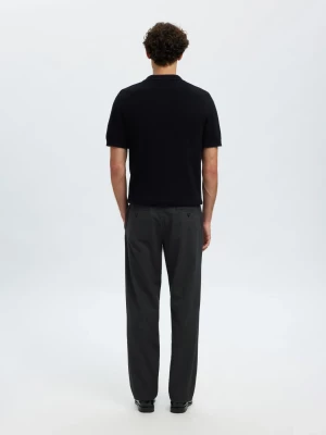 Selected housut, MILES BRUSHED PANTS Harmaa Kuosi