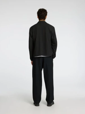 Selected miesten bleiseri, ROBERT OVERSHIRT Black