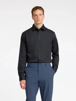 Selected Miesten Kauluspaita, SLIM PERFORMANCE SHIRT NOS Black