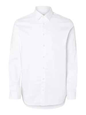 Selected Miesten Kauluspaita, SLIM PERFORMANCE SHIRT NOS Bright White